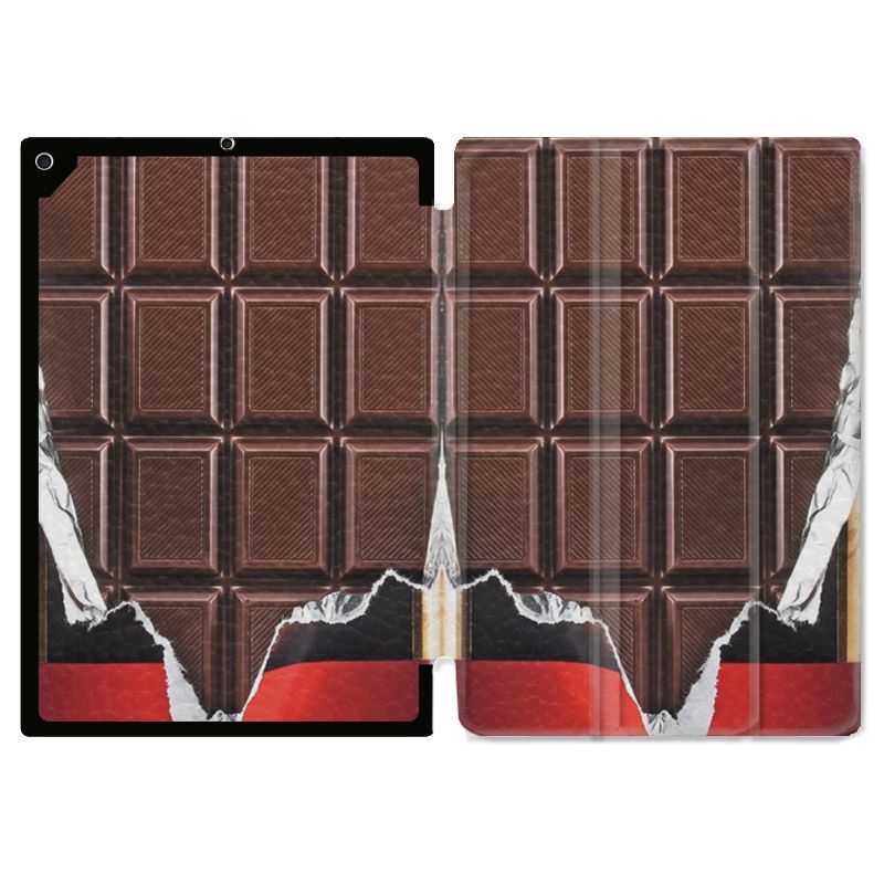 Housse Smart Cover pour Ipad 9.7 (NO VERSION PRO) Trompe Oeil Chocolat