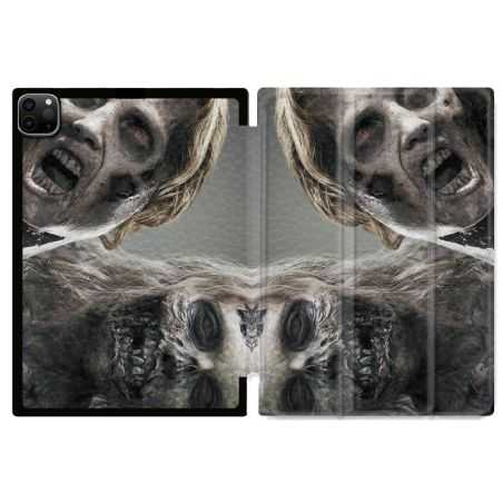 Housse Smart Cover pour Ipad 11 Pro 2020 Zombie Blanc