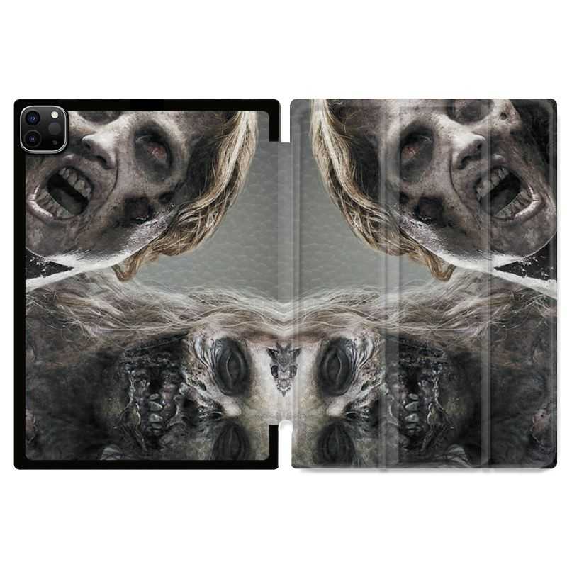 Housse Smart Cover pour Ipad 11 Pro 2020 Zombie Blanc