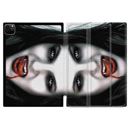 Housse Smart Cover pour Ipad 11 Pro 2020 Vampire Blanc