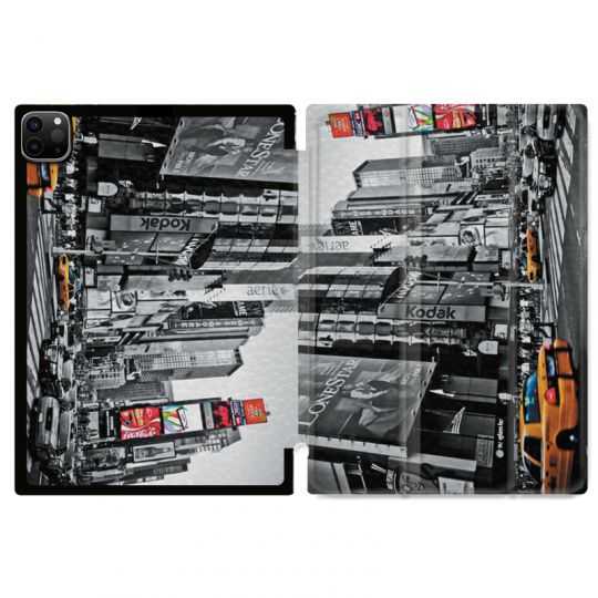 Housse Smart Cover pour Ipad 11 Pro 2020 Amerique USA New York Taxi