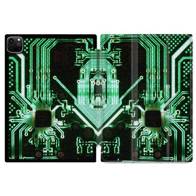 Housse Smart Cover pour Ipad 11 Pro 2020 Trompe Oeil Composant