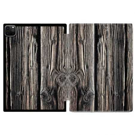 Housse Smart Cover pour Ipad 11 Pro 2020 Texture Bois