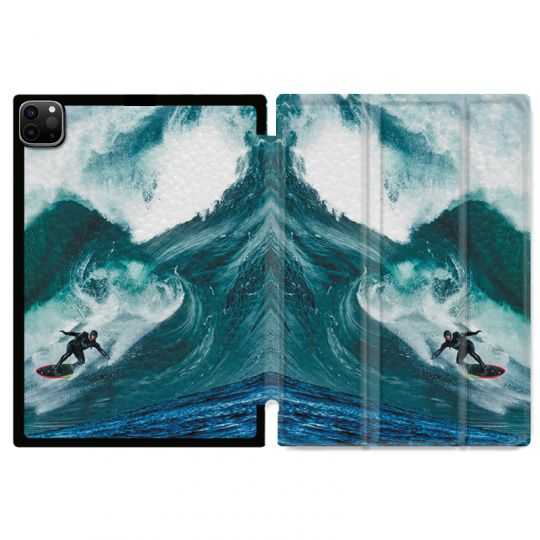 Housse Smart Cover pour Ipad 11 Pro 2020 Surf Vague