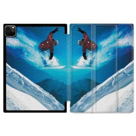 Housse Smart Cover pour Ipad 11 Pro 2020 Snowboard Saut
