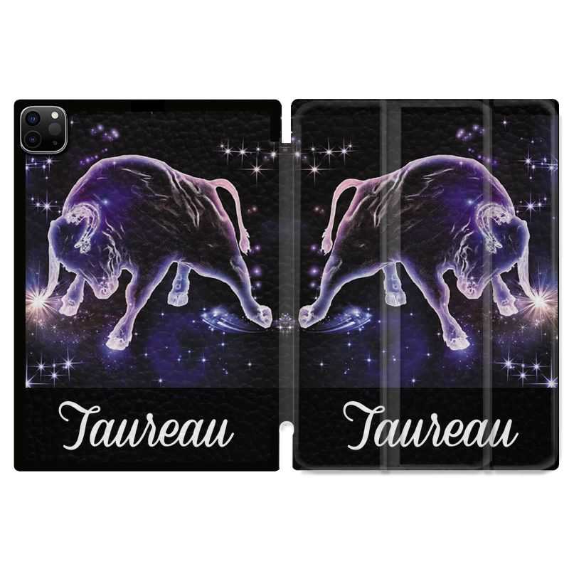 Housse Smart Cover pour Ipad 11 Pro 2020 Signe Zodiaque 2 Taureau