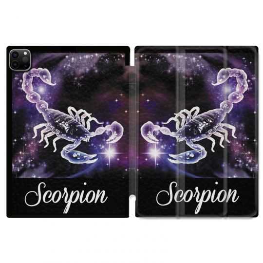 Housse Smart Cover pour Ipad 11 Pro 2020 Signe Zodiaque 2 Scorpion