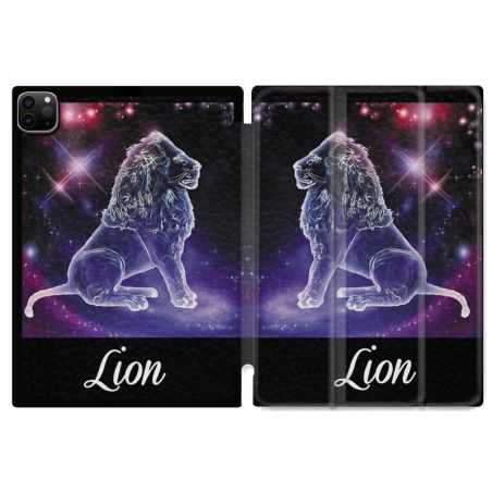 Housse Smart Cover pour Ipad 11 Pro 2020 Signe Zodiaque 2 Lion