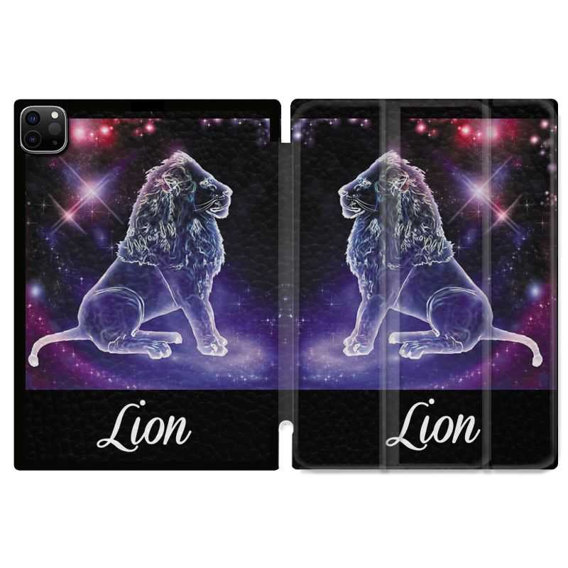 Housse Smart Cover pour Ipad 11 Pro 2020 Signe Zodiaque 2 Lion