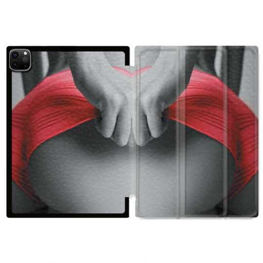 Housse Smart Cover pour Ipad 11 Pro 2020 Sexy Tanga Rouge
