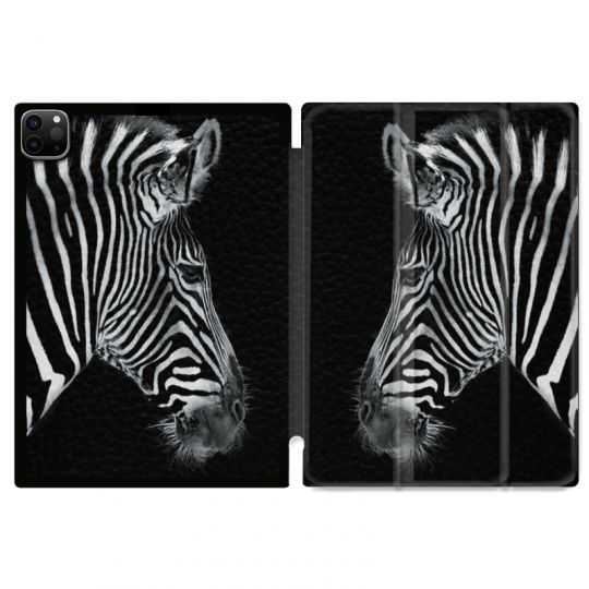 Housse Smart Cover pour Ipad 11 Pro 2020 Savane Zebra