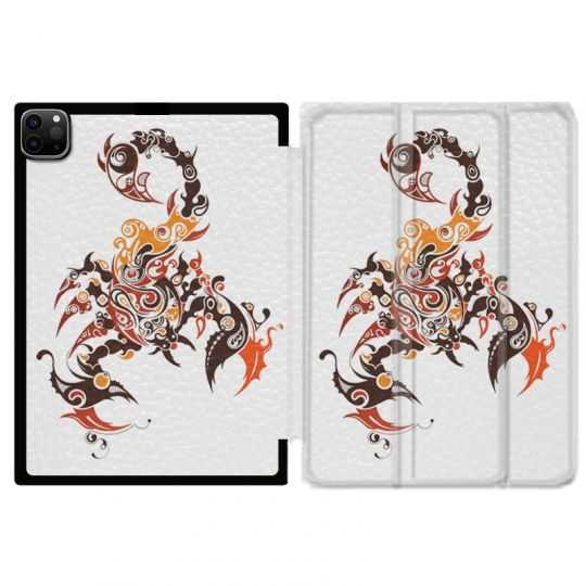Housse Smart Cover pour Ipad 11 Pro 2020 Scorpion Blanc