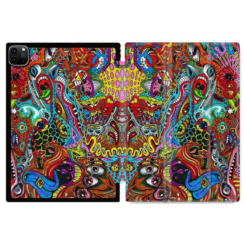 Housse Smart Cover pour Ipad 11 Pro 2020 Psychedelic Yeux