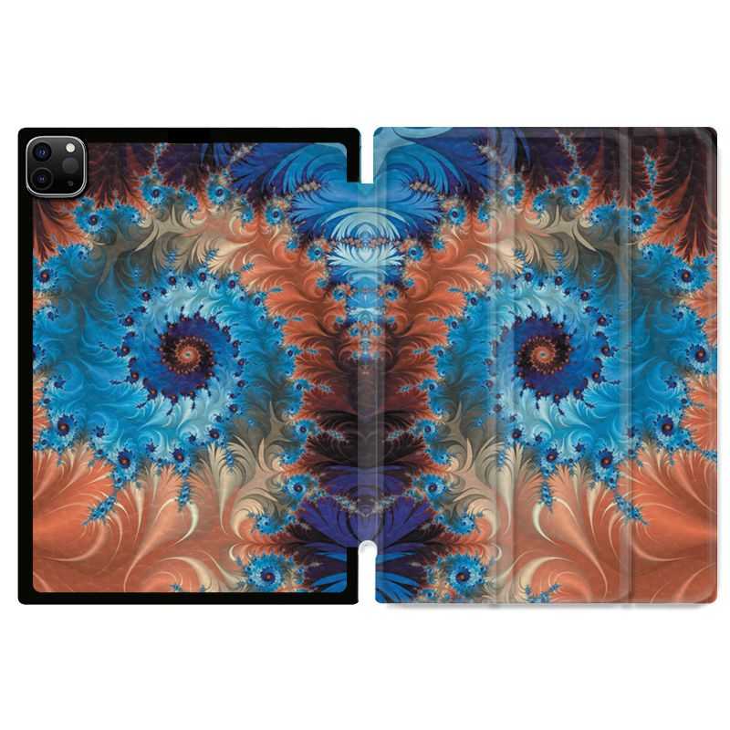 Housse Smart Cover pour Ipad 11 Pro 2020 Psychedelic Spirale