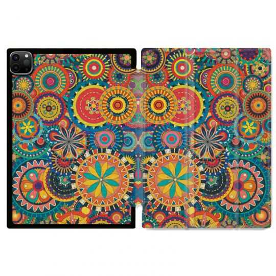 Housse Smart Cover pour Ipad 11 Pro 2020 Psychedelic Roue