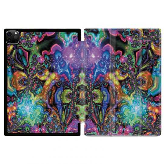 Housse Smart Cover pour Ipad 11 Pro 2020 Psychedelic Colore
