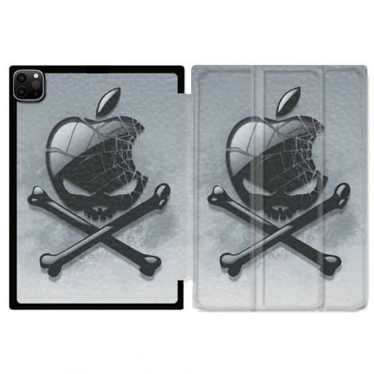Housse Smart Cover pour Ipad 11 Pro 2020 Pomme Tete Mort