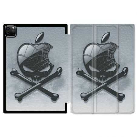 Housse Smart Cover pour Ipad 11 Pro 2020 Pomme Tete Mort