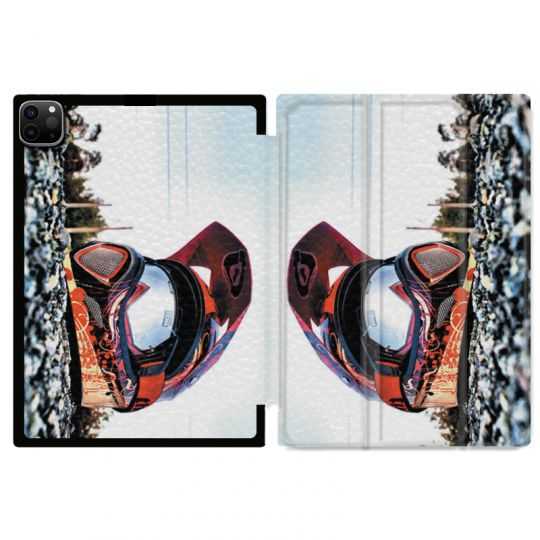 Housse Smart Cover pour Ipad 11 Pro 2020 Moto Casque Cross