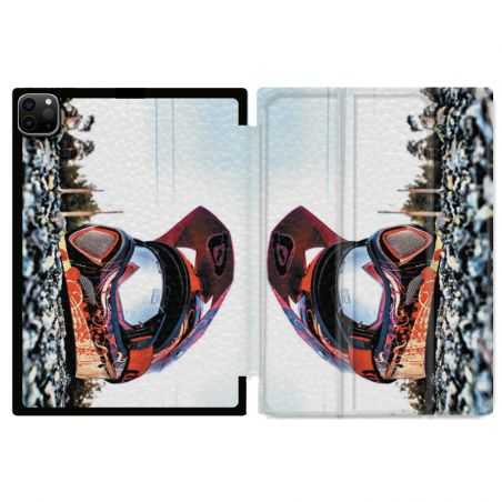 Housse Smart Cover pour Ipad 11 Pro 2020 Moto Casque Cross