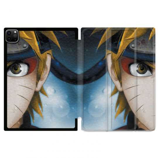 Housse Smart Cover pour Ipad 11 Pro 2020 Manga Naruto Blanc