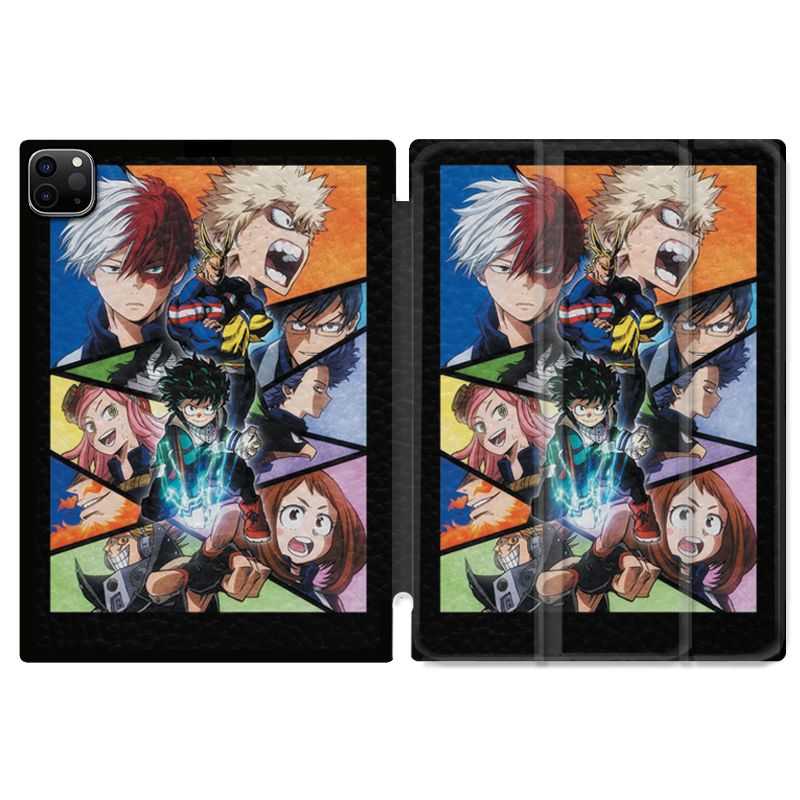 Housse Smart Cover pour Ipad 11 Pro 2020 Manga My Hero Academia Noir