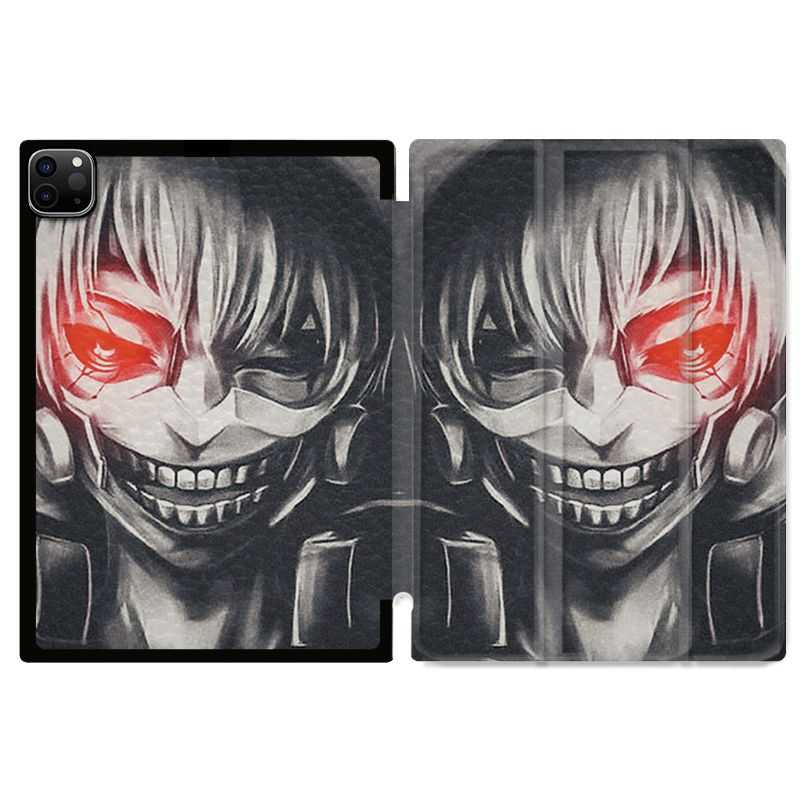 Housse Smart Cover pour Ipad 11 Pro 2020 Manga Kaneki Noir