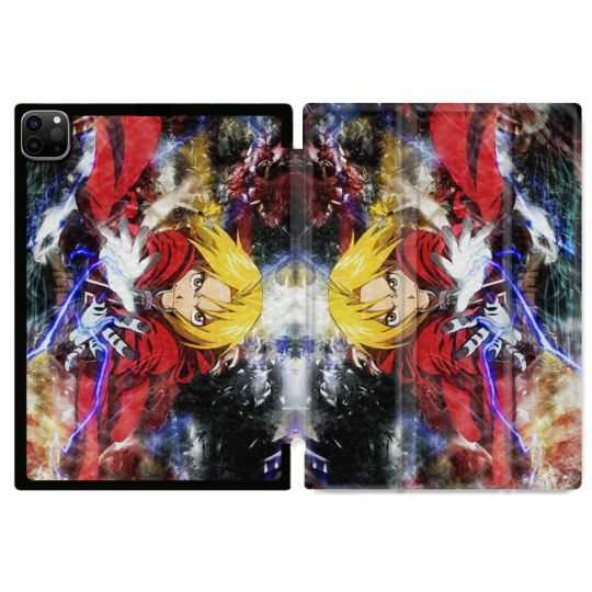 Housse Smart Cover pour Ipad 11 Pro 2020 Manga Fullmetal Alchemist Color