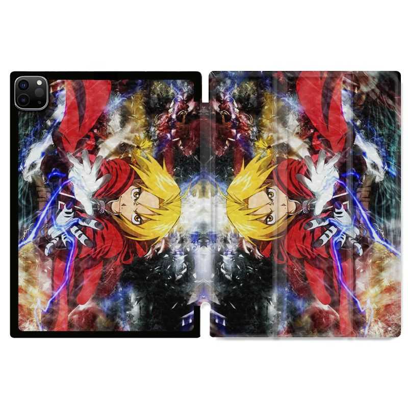 Housse Smart Cover pour Ipad 11 Pro 2020 Manga Fullmetal Alchemist Color