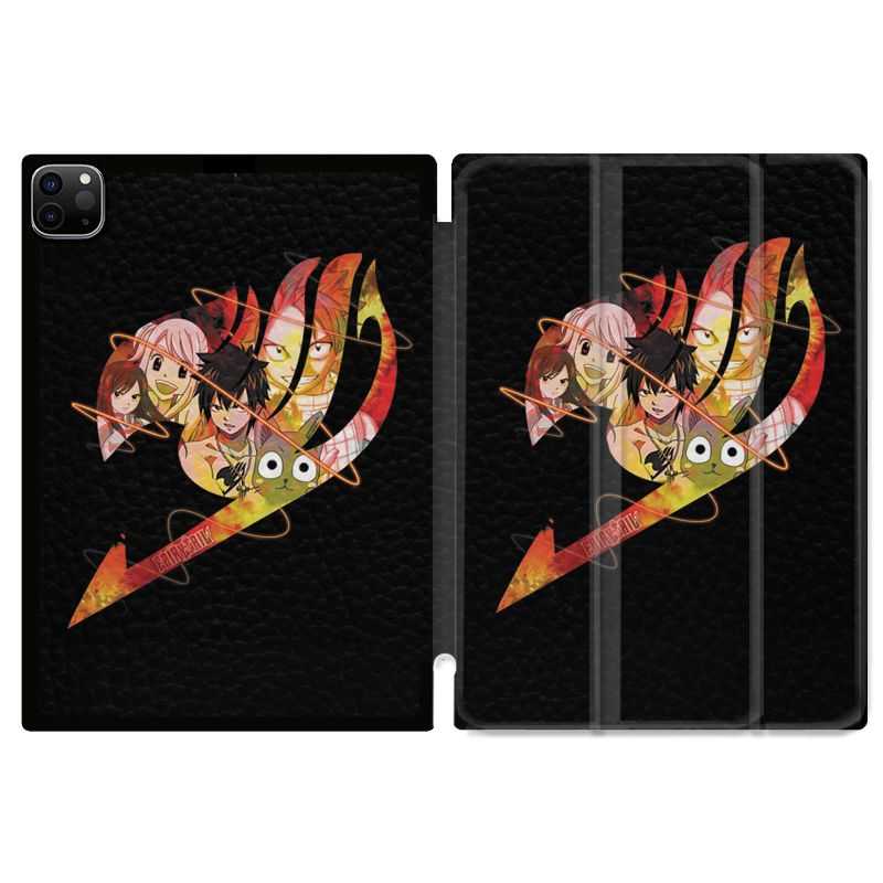 Housse Smart Cover pour Ipad 11 Pro 2020 Manga Fairy Tail Logo Noir