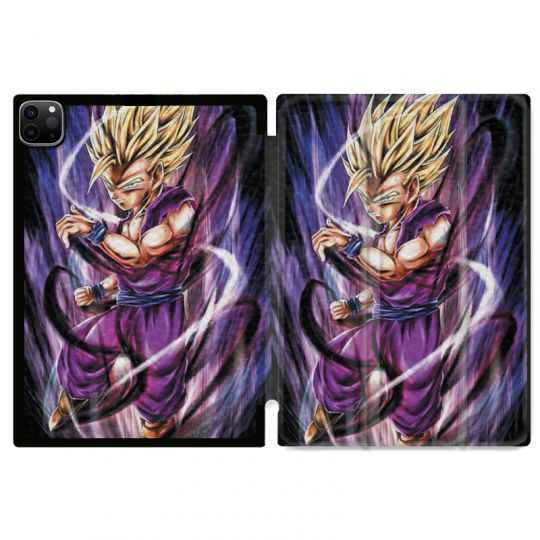 Housse Smart Cover pour Ipad 11 Pro 2020 Manga Dragon Ball Sangohan Violet