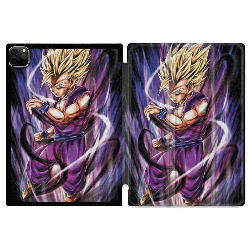 Housse Smart Cover pour Ipad 11 Pro 2020 Manga Dragon Ball Sangohan Violet