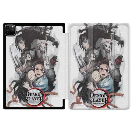 Housse Smart Cover pour Ipad 11 Pro 2020 Manga Demon Slayer Blanc