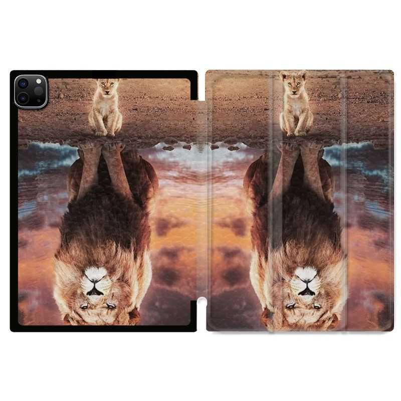 Housse Smart Cover pour Ipad 11 Pro 2020 Lion Reflet