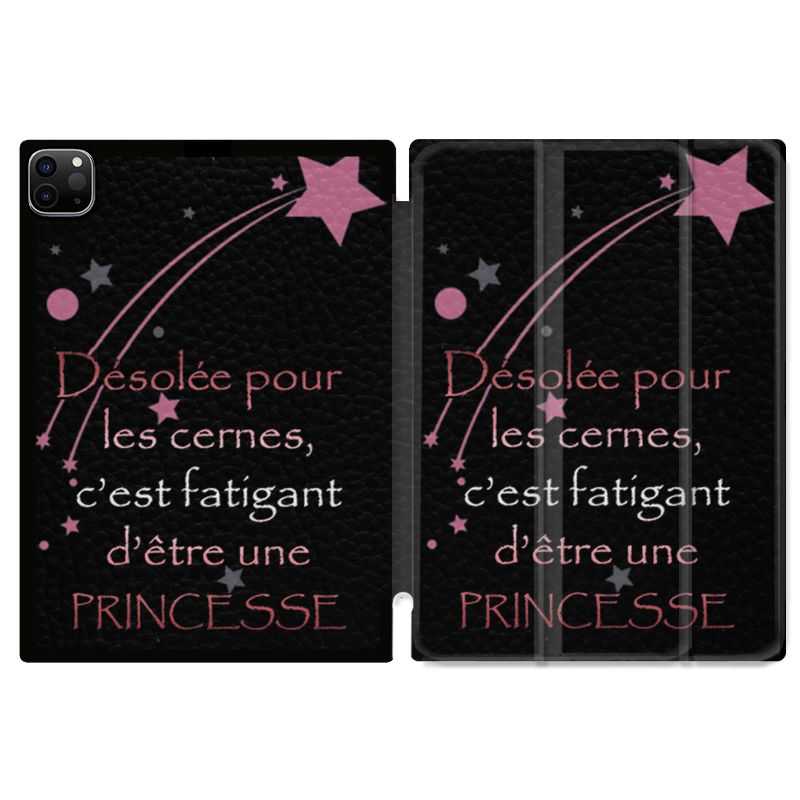 Housse Smart Cover pour Ipad 11 Pro 2020 Humour Princesse