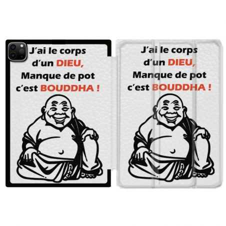 Housse Smart Cover pour Ipad 11 Pro 2020 Humour Bouddha