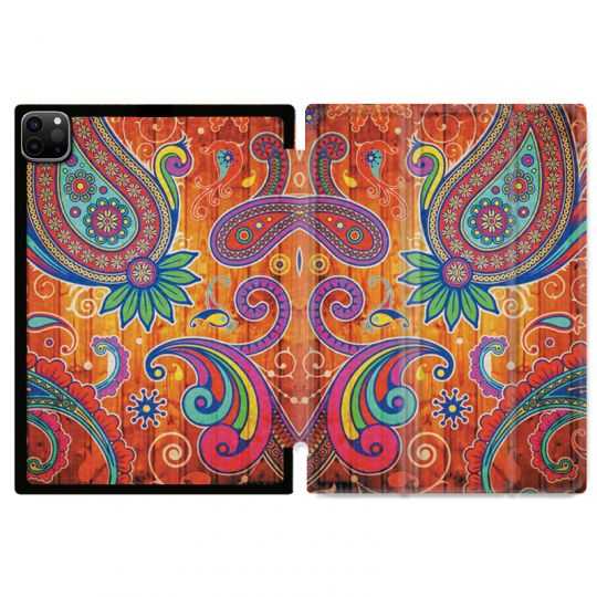 Housse Smart Cover pour Ipad 11 Pro 2020 Fleur Psychedelic