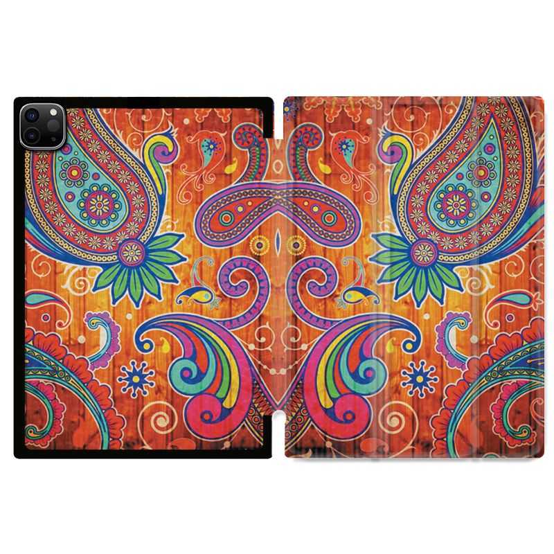 Housse Smart Cover pour Ipad 11 Pro 2020 Fleur Psychedelic