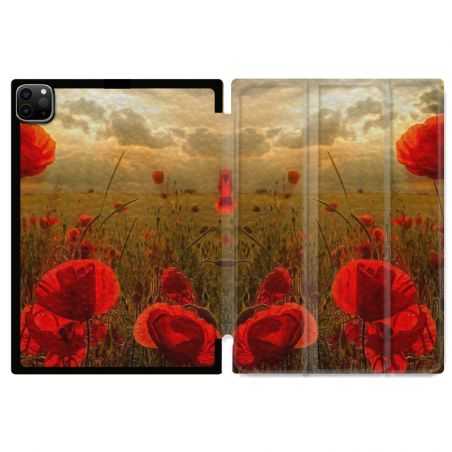 Housse Smart Cover pour Ipad 11 Pro 2020 Fleur Housse Smart Coverlicot