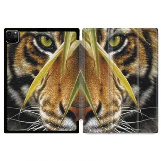 Housse Smart Cover pour Ipad 11 Pro 2020 Oeil Tigre