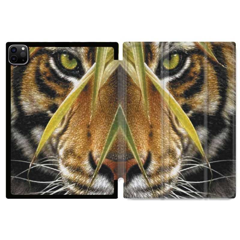 Housse Smart Cover pour Ipad 11 Pro 2020 Oeil Tigre