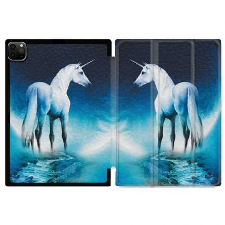 Housse Smart Cover pour Ipad 11 Pro 2020 Licorne Lune