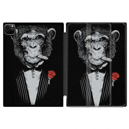 Housse Smart Cover pour Ipad 11 Pro 2020 Decale Singe Mafia