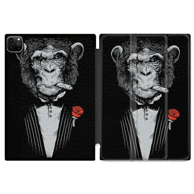 Housse Smart Cover pour Ipad 11 Pro 2020 Decale Singe Mafia