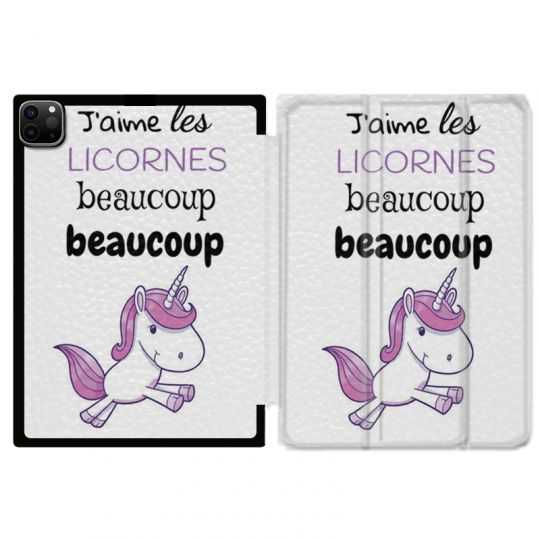 Housse Smart Cover pour Ipad 11 Pro 2020 Decale Licornes