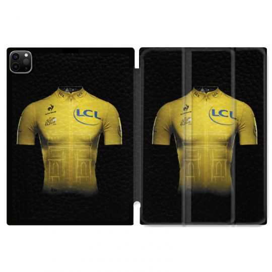 Housse Smart Cover pour Ipad 11 Pro 2020 Cyclisme Maillot Jaune