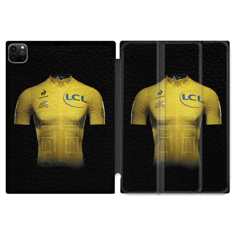 Housse Smart Cover pour Ipad 11 Pro 2020 Cyclisme Maillot Jaune
