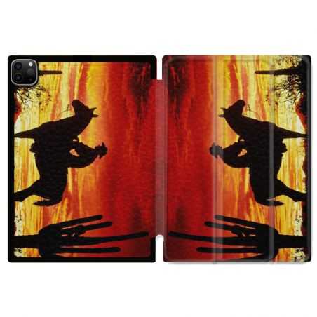 Housse Smart Cover pour Ipad 11 Pro 2020 Cow Boy Soleil