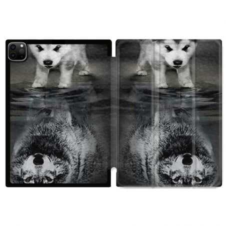 Housse Smart Cover pour Ipad 11 Pro 2020 Chien Reflet