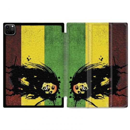 Housse Smart Cover pour Ipad 11 Pro 2020 Bob Marley Drapeau